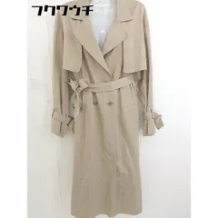◇ ◎ ALICIA PAGEBOY アリシア ページボーイ 袖ベルト バックスリット 長袖 トレンチコート サイズM ベージュ レディース  【中古】 【1202170003259】のサムネイル
