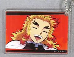 【中古】アクリルスタンド・アクリルパネル 煉獄杏寿郎(アップ) アクリルプレート 「鬼滅の刃 全集中展 -無限列車編・遊郭編-」