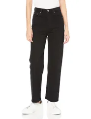 [リーバイス] ジーンズ RIBCAGE ストレートフィット ハイライズ レディース BLACK SPROUT W28 / L27 [BLACK SPROUT] [Free Size]