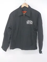 ◇ REDKAP レッドキャップ プリント カジュアル ワーク 長袖 ジップアップ ジャケット サイズS ブラック メンズ P 1307250012647