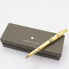 良品 箱付 HAKUICHI 金箔 蒔絵ボールペン 千羽鶴 ゴールド 2000000 NSK MTM