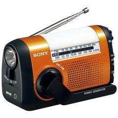 【新品 未使用 未開梱】ソニー　SONY　防災ラジオ ワイドFM対応 オレンジ　ICF-B09 DC