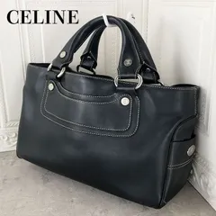 【全額返金保証・送料無料】セリーヌのハンドバッグ・正規品・美品・ブギーバッグ