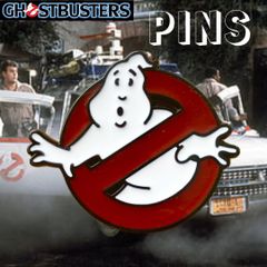 【新品】GHOST BUSTERS LOGO PINS ゴーストバスターズ ロゴ  ピンバッヂ ピンズ