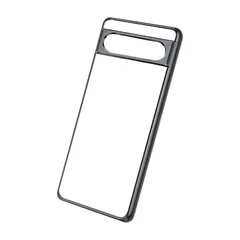 Google Pixel 8 ケース カバー コンパクト スリム メッキ カラー スマホ 衝撃吸収 透明 クリア シリコン ソフトケース TPU ブラック