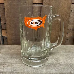 レア！50's〜A&W ROOT BEER ビールジョッキ　レストランヘビーマグ レア！50's〜A&W ROOT BEER ビールジョッキ レストランヘビー