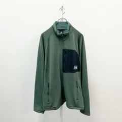 55h25 Mountain Hardwear マウンテンハードウェア Power Grid パワーグリッド フリースジャケット 大きいサイズ 221 OE2636 XLサイズ グリーン メンズ o07t