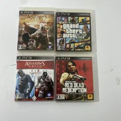 読込確認済み PS3 グランドセフトオートV レッドデッドリデンプション アサシンクリード  ソフト 4点 【送料無料】AAA0001S6972/0820