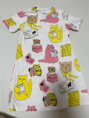 新品　ミニロディーニ　猫柄　半袖Tシャツ　104〜110　レギンスセット 2025年最新】mini rodini 猫の人気アイテム - メルカリ