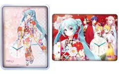 【中古】置き時計・壁掛け時計(キャラクター) 全2種セット アートクロック 「VOCALOID」