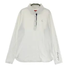 サイズ：M CALLAWAY キャロウェイ 2023年モデル レッドレーベル 長袖ポロシャツ  ホワイト系 [240101226879]# ゴルフウェア レディース ストスト