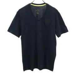 アルマーニエクスチェンジ 半袖 Vネック Tシャツ S ブラック ARMANI EXCHANGE メンズ
