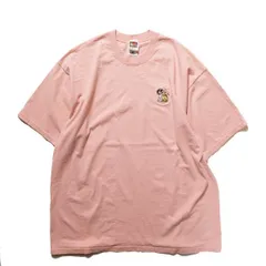 90's USA製 フルーツオブザルーム 犬 猫 アニマル刺繍 コットン Tシャツ 半袖 (XL) ピンク 動物 ドッグ キャット 90年代 アメリカ製 旧タグ　アメリカ古着 USED  ビンテージ ヴィンテージ