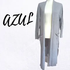 AZUL BY MOUSSY ロングカーディガン　グレー　サイズL