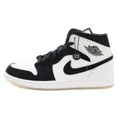 NIKE (ナイキ) AIR JORDAN 1 MID SE OMEGA エア ジョーダン 1ミッド オメガ ミッドカットスニーカー ホワイト/ブラック US9 DH6933-100のサムネイル