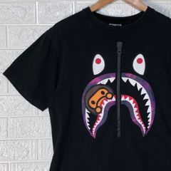 アベイシングエイプ　ブラック　シャーク　ベイビーマイロ　半袖Tシャツ