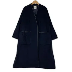 nano universe ナノユニバース パイピングノーカラーコート size38/ネイビー