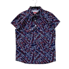 サイズ：0 NEW BALANCE GOLF ニューバランス  半袖ポロシャツ 総柄 ネイビー系 [240101513898] ゴルフウェア レディース ストスト