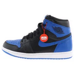NIKE (ナイキ) AIR JORDAN 1 RETRO HIGH OG ROYAL 555088-007 エア ジョーダン 1 ハイ ロイヤル 2017 ハイカットスニーカーブラック/ブルー 555088-007 US9.5/27.5cm