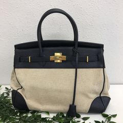【394-1】ブーティー　BUTI キャンバス×レザー　トートバッグ　南京錠なし