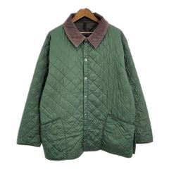 Barbour バブアー LIDDESDALE リッズデイル キルティングジャケット 大きいサイズ グリーン(メンズ XXXL)中古 古着 U3096