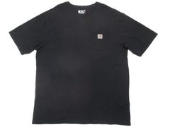 Carhartt カーハート ポケットTシャツ XLロング 黒 ブラック USA古着