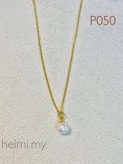 バロックパール一粒ネックレス