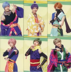 【中古】バッジ・ピンズ 夏組 長方形缶バッジ6個セット 「Blu-ray MANKAI STAGE『A3!(エースリー)』ACT2! ～SUMMER 2023～」 きゃにめ購入特典