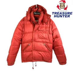 MONCLER レッド　ダウンジャケット　フード付き8a 130サイズ モンクレール MONCLER モンクレール ダウンコート メンズ