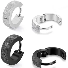 【数量限定】Umiwe フープピアス メンズ レディース サージカルステンレス アレルギーフリー 両耳用 人気 かっこいい シンプル リングピアス アクセサリー 誕生日 記念日 プレゼント男女兼用