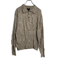 DOCKERS アクリルニット セーター ポロシャツ M ベージュ ドッカーズ 古着卸 アメリカ仕入 a702-5324