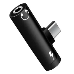 Type-C to 3.5mm イヤホン 変換アダプター 2in1 イヤホンジャックアダプター 音楽聞きながら充電でき 音楽/通話 音量調節可能 iPad Pro/Galaxy/Xiaomi/HUAWEIなどType-Cポートのデバイスに対応