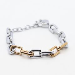 SWAROVSKIペーパークリップ型（コンビカラー）ネックレス - メルカリ