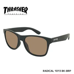 【即納】正規品 THRASHER スラッシャー 偏光レンズ RADICAL ラディカル 1013 BK-BRP マットブラック×ブラウンのサムネイル