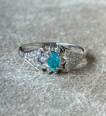 PT900パライバトルマリンリングNO25-122€