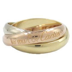 カルティエ CARTIER リング・指輪 トリニティリング K18（イエローゴールド） K18WG（ホワイトゴールド） トリニティリング ユニセックス Used A