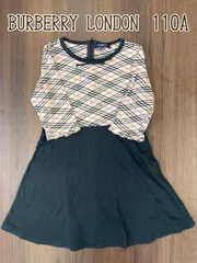 KE3 BURBERRY LONDON バーバリー ロンドン ワンピース　切り替えワンピース 110A 女の子 ノバチェック