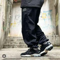 The Ennoy Professional シャカシャカ ナイロンパンツ 黒 - メルカリ