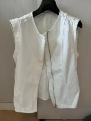 ZARA(ザラ) 白 デニム ジャケット