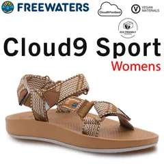 【送料無料】サンダル ビーチサンダル ストラップサンダル freewaters フリーウォータース Cloud9 Sport WMS (Womens) WO-089-CAMELのサムネイル