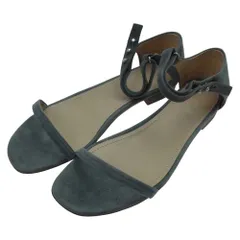 theory セオリー サンダル 01-9160304-775-365 スエード フラット サンダル グレー系 36.5【中古】のサムネイル