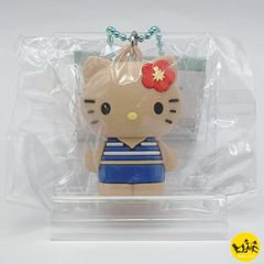 サンリオ ハローキティ 日焼けシリーズ PVCマスコット 平成レトロ 【ブルー】 KTHI-PM-BL