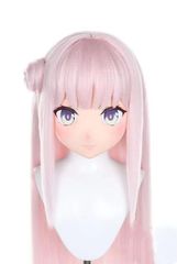 着ぐるみヘッド ウサギ耳 兎面 全頭ヘッド ケモノ マスク コスプレ 着ぐるみヘッド ウサギ耳 紫 兎面 全頭ヘッド ケモノ マスク