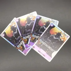 ワンピースカードゲーム ST04-004 キング (SR スーパーレア) スタートデッキ 百獣海賊団 4枚セット