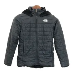 THE NORTH FACE ノースフェイス 中綿 キルティングジャケット アウトドア ブラック (キッズ 140相当) 中古 古着 P0578