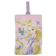 【メール便】塔の上のラプンツェル キルト シューズバッグ 体育館靴かばん ラベンダー 新入学 ディズニープリンセス アートウエルド 運動靴入れ キャラクター グッズ 