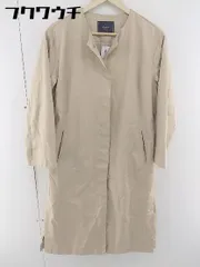 ◇ Techichi テチチ ノーカラー 長袖 コート サイズL ベージュ系 レディース  【中古】 【1108030000997】