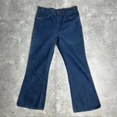 LEVI'S リーバイス 70's Levi's 646-0917 USA製 ベルボトム ボタン裏8 オレンジタブ スモールe 70s フレアデニムパンツ