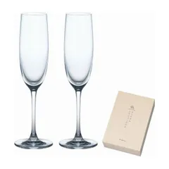 東洋佐々木ガラス クリスタルシャンパングラスセット 170ml×2 G456-S111