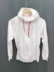 ◇ ellesse エレッセ ジップアップ フーディ 長袖 パーカー サイズM ホワイト レディース P  【1403180008726】のサムネイル